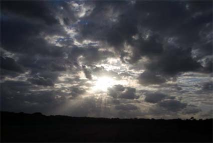 Dark Clouds Sun Shining
