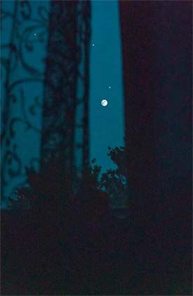 Dark Sky w Moon