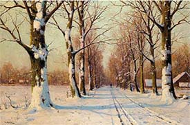 Snowy Lane