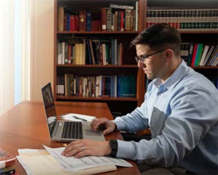 Man At Computer