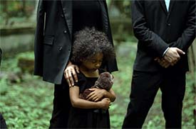 Little Girl with Stuffed Animal