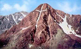 snowy mountains