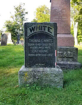  Thomas E White's Grave