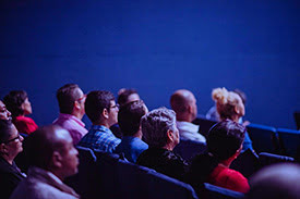 People sitting at a show