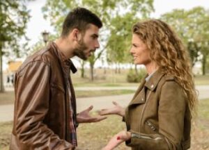 Man and Woman Arguing