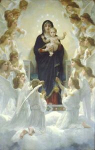 Mary with Angels 