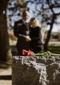 Rose on Headstone
