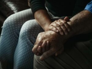 Closeup of Holding Hands