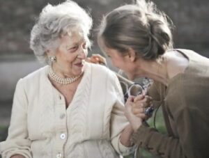 Two Women Talking
