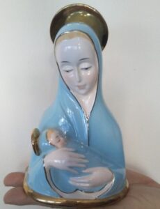 Blessed Mother Figurine Planter