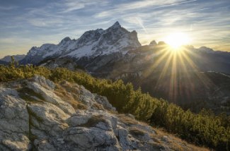 Sunrise Over Mountains