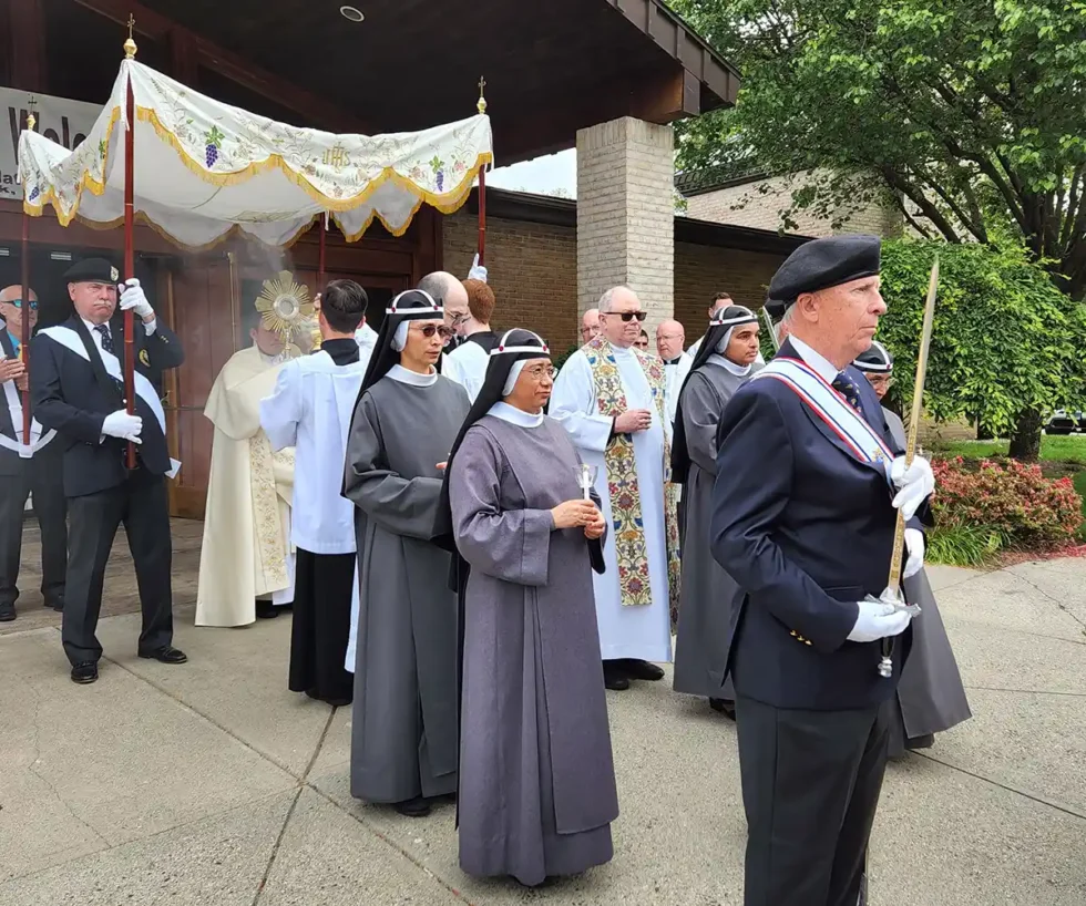 Eucharistic Procession St Johns, Norwalk, 2025