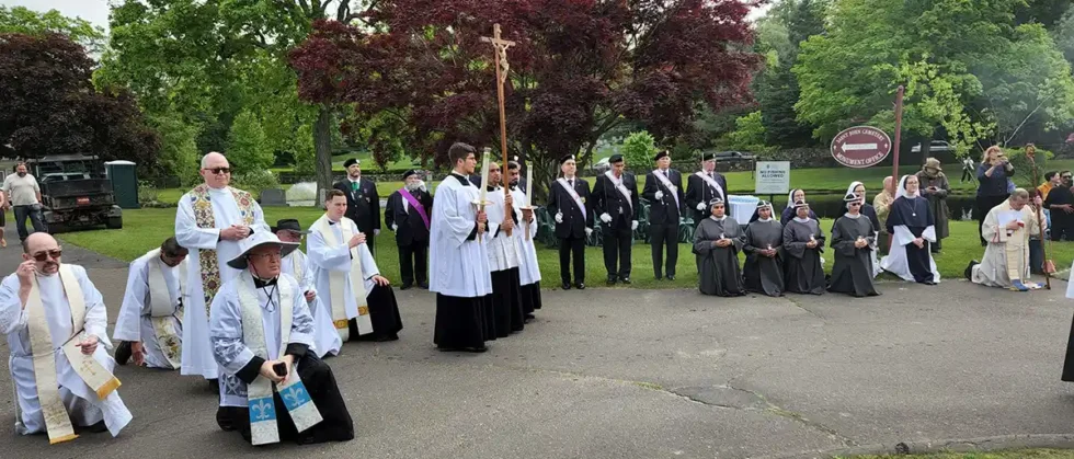 Eucharistic Procession St Johns, Norwalk, 2025