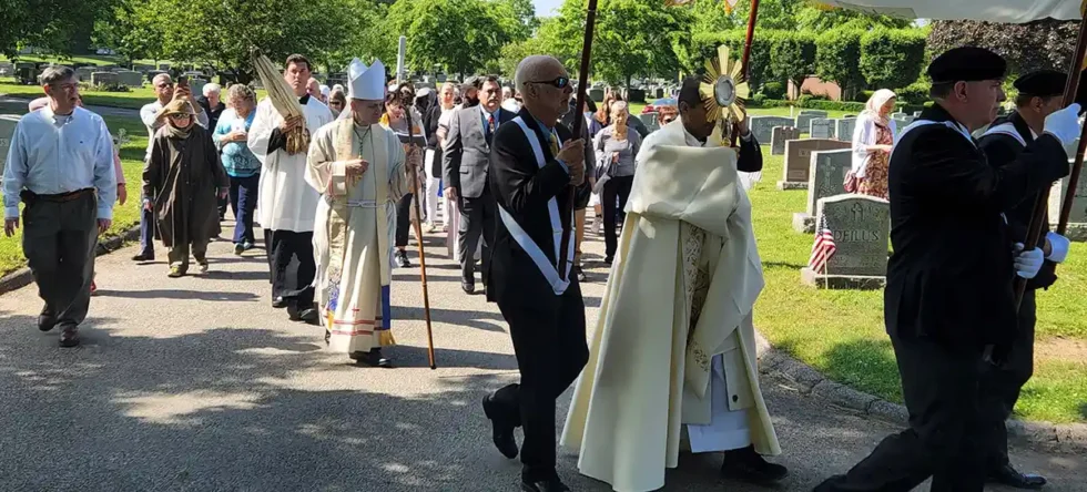 Eucharistic Procession St Johns, Norwalk, 2025