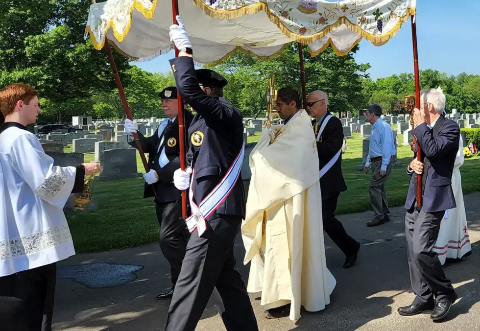 Eucharistic Procession St Johns, Norwalk, 2025