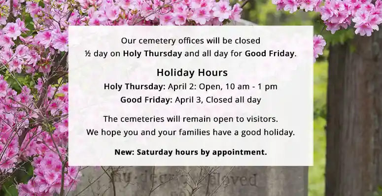 Holy Thursday & Good Friday