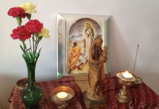 Shrine with Blessed Mother