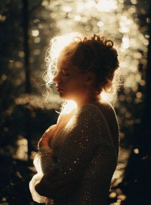 Backlit Woman