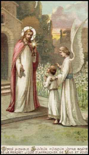 Jesus with Child and Angel