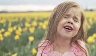 Little Girl In Field
