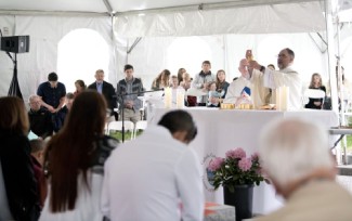Mass At Little Angels Shrine