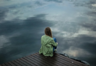Woman On Dock