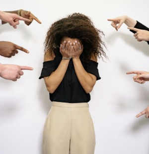 Woman Being Pointed At